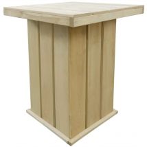 Furniture Limited - Table de bar 75x75x110 cm Pin imprégné