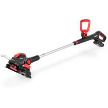 Decespugliatore a batteria al litio 20V, per 2,0Ah/4,0Ah, batteria e caricatore inclusi, testa regolabile in 5 posizioni, velocità di taglio 8000 rpm