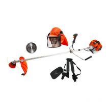 Decespugliatore a Scoppio 48cc Barra Fissa 28mm + Casco Forestale + Disco widia 40