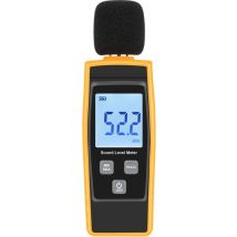 Décibelmètre Sonomètre numérique 30-130 dB Appareil de mesure du bruit avec affichage numérique Détecteur de bruit Outil de test de décibels pour le