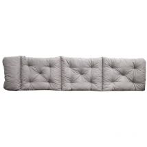 Deckchair Auflage für Liege, grau, ca 195 x 49 x 8 cm, Polsterauflage, Kissen