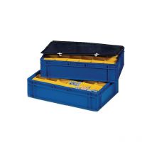 Deckel L300xB200mm schwarz pp f.Transportstapelkasten 4St./Karton la-ka-pe