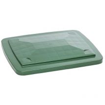 Deckel L790xB605mm grün HD-Polyethylen für Transportbehälter 210 l
