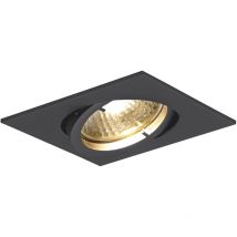 Deckeneinbauleuchte Quad h 230 v, max. 50 Watt, 82x82 mm, schwarz matt