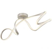 Globo - Deckenlampe Deckenleuchte Wohnzimmerlampe Kristallleuchte silber led d 90,8 cm