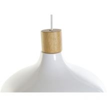 Deckenleuchte dkdhomedecor white brown metal pine 50 w 35.5 x 35.5 x 21 cm