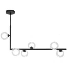 Deckenlampe metall glas black APP755-6CP