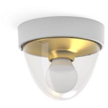 Licht-erlebnisse - Deckenlampe mit Bewegungsmelder IP44 ø 18 cm rund klein E27 Badezimmerleuchte Decke