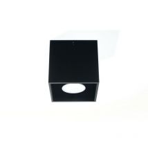 Wandleuchte Schwarz – Aluminium – 100mm x 100mm – GU10 – IP20 – Lichtfarbe variabel