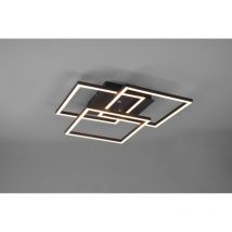 Deckenleuchte 3 verstellbare Quadrate Led Dimmer Mobile Black Trio Lighting
