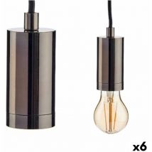 Deckenleuchte de schwarzes Metall 60 w (6 Stck.)