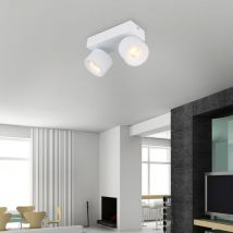 Globo Lighting - Deckenleuchte Deckenlampe Wohnzimmerlampe 2 flammig verstellbar led l 20,5 cm