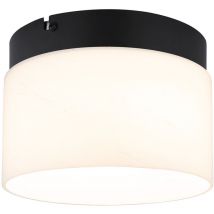 Globo Lighting - Deckenleuchte Lampe Wohnzimmerleuchte led Glas Alabasteroptik weiß cct schwarz