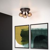 Maren - Deckenstrahler - Ø 37 Cm - 3xe14 - Schwarz - Lucide
