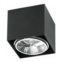 Deckenspot GU10 Grau Schwarz eckig Aluminium Deckenlampe