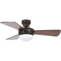 Deckenventilator Airlie Hugger Bronze 91 cm mit Licht