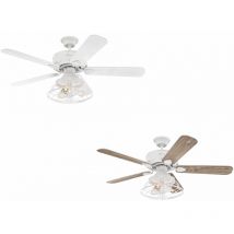 Deckenventilator Barnett Weiß 122 cm mit led Leuchte
