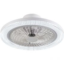 Deckenventilator LED Deckenleuchte Ventilator Luftkühler Leuchten dimmbar Φ50H20cm