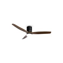 Grunkel - Deckenventilator mitLicht 41w 6 Geschwindigkeiten mit Zeitschaltuhr dunkles Holz