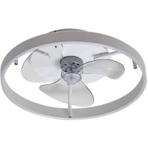 Deckenventilator Mit Lampe 'momitu' Aus Aluminium Dimmbar Mit Fernbedienung Für Wohnzimmer & Esszimmer Von Lindby