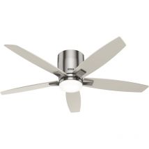 Deckenventilator Valencia Nickel mit LED & Fernbedienung
