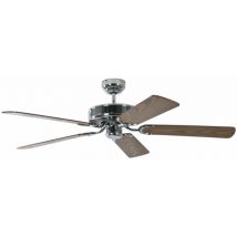 Pepeo - Deckenventilator Potkuri Stahl / Eiche