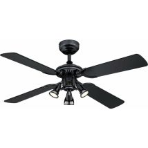 Westinghouse - Deckenventilator Princess Euro Metal 105 cm mit Leuchte