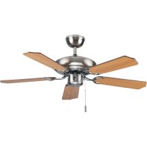 Deckenventilator Steel Star Slimline 103 cm mit Zugkette