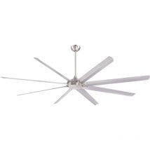 Deckenventilator Widespan Nickel mit Fernbedienung 254 cm