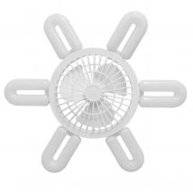 Ej.life - Deckenventilatoren mit Licht, Deckenventilatorbirne E27, Ventilatorlampe E27, Deckenventilator mit Licht und Fernbedienung, leiser