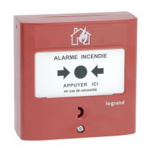 Legrand - Déclencheur manuel pour équipement d'alarme de Type 4 Radio (140571)