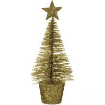 Déco de table Sapin de Noël Pailletés