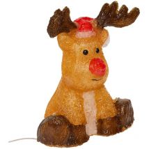 Renne lumineux extérieur H30cm 40 led + transfo - Feeric lights & christmas