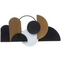 Déco murale Juliette en bois & métal 70x36cm Atmosphera Créateur D'intérieur