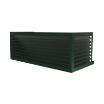 Decoclim - Option xxl pour cache unité extérieure xl en aluminium vert mousse - 23AXXL6005