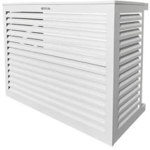 Cache Für Klimaanlage Decoclim Alu Weiß 85x105x51-66 Cm