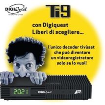 Digiquest - TIVùSAT TI9 Satellite Full hd Nero