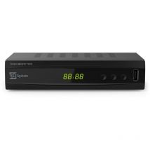 Tele System TS6822 T2HEVC twin Cavo Full hd Nero