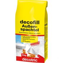 Decotric - Decofill Enduit de rebouchage et de lissage 5 kg, extérieur