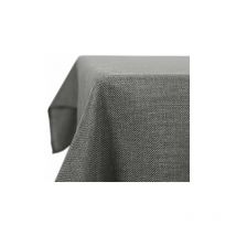 Deconovo - Faux Linen Water Resistant Table Cloth 54 x 79 Inch Grey - Grey