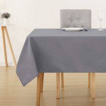 Deconovo - Oxford Water Resistant Table Cloth 52 x 70 Inch Grey - Grey