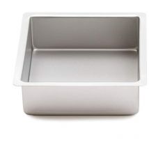 Decora 0062638 Teglia Professionale 15x15xh7,5cm Quadrata Anodizzata