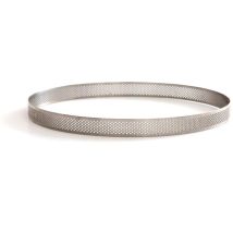 Decora 0064035 Anello Microforato, Ø 20 X H3,5 Cm, Acciaio Inox