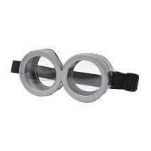 Décoration amusante Minion Cosplay Costume Lunettes Accessoires de fête 3D Rond Verre Fournitures de fête d'anniversaire Décoration