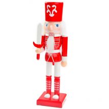 Feiyue - Décoration de Noël Casse-Noisette Figurine de Casse-Noisette en Bois Ornement de Casse-Noisette de Dessin Animé de Table