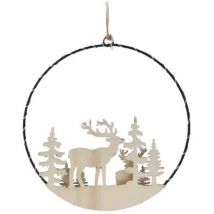 Décoration de Noël suspendue avec led, ø 20 cm