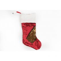 Décoration de Noël suspendue Botte Sequin