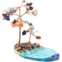 Feiyue - Décoration de paysage en résine pour bureau, décoration de paysage de bord de mer
