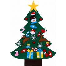 Decoration de sapin de Noel en feutre de type D.