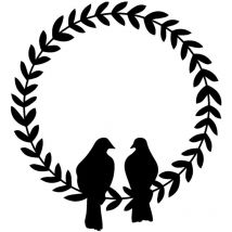 Epikasa - Décoration en Métal Oiseaux 11, Métal, Noir, 50x0,15x55 cm